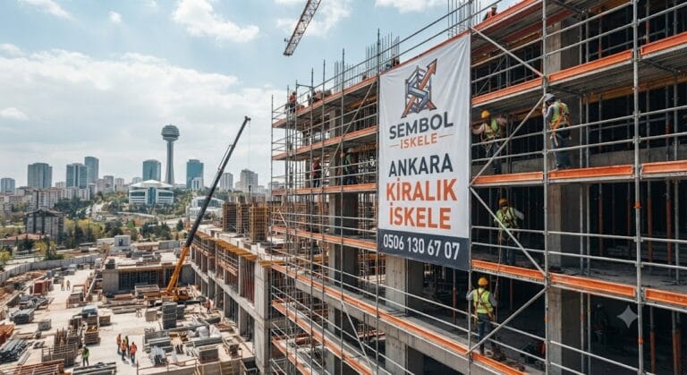 Ankara'da profesyonel kiralık iskele hizmetleri sunan Sembol İskele, şantiye kurulumu ve dış cephe güvenlik sistemleri.