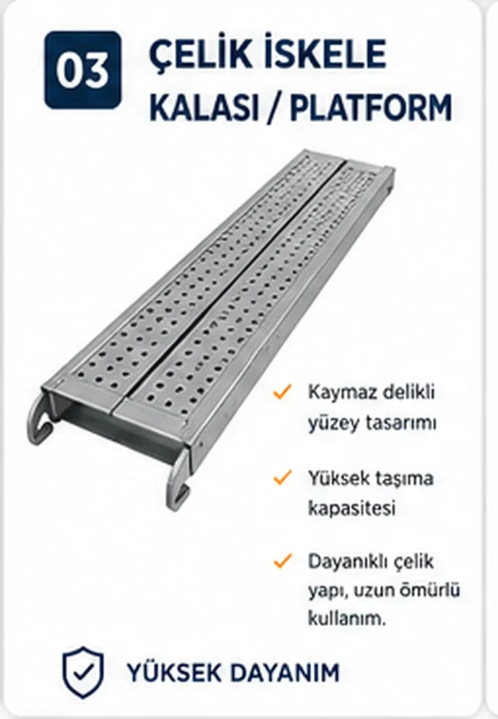Çelik İskele Kalası / Platform - Sembol İskele