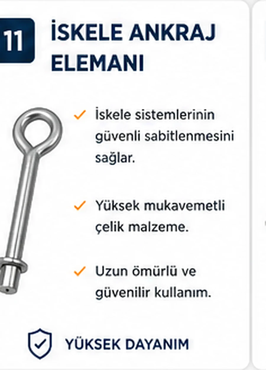İskele Ankraj Elemanı