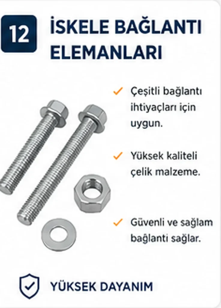 İskele Bağlantı Elemanları - Sembol İskele