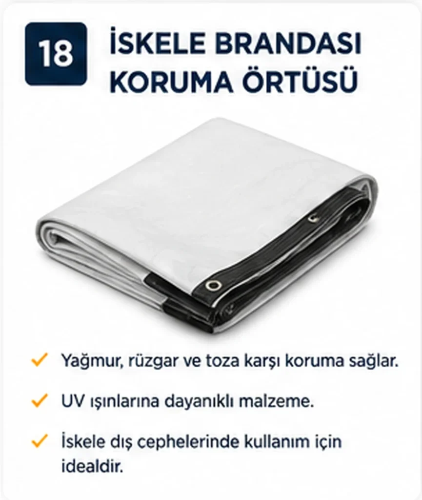 İskele Brandası / Koruma Örtüsü - Sembol İskele
