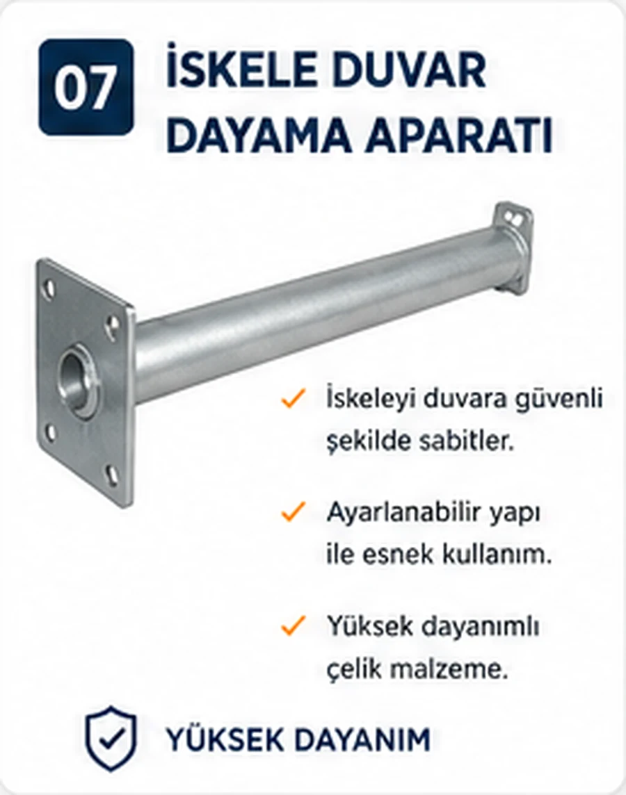 İskele Duvar Dayama Aparatı