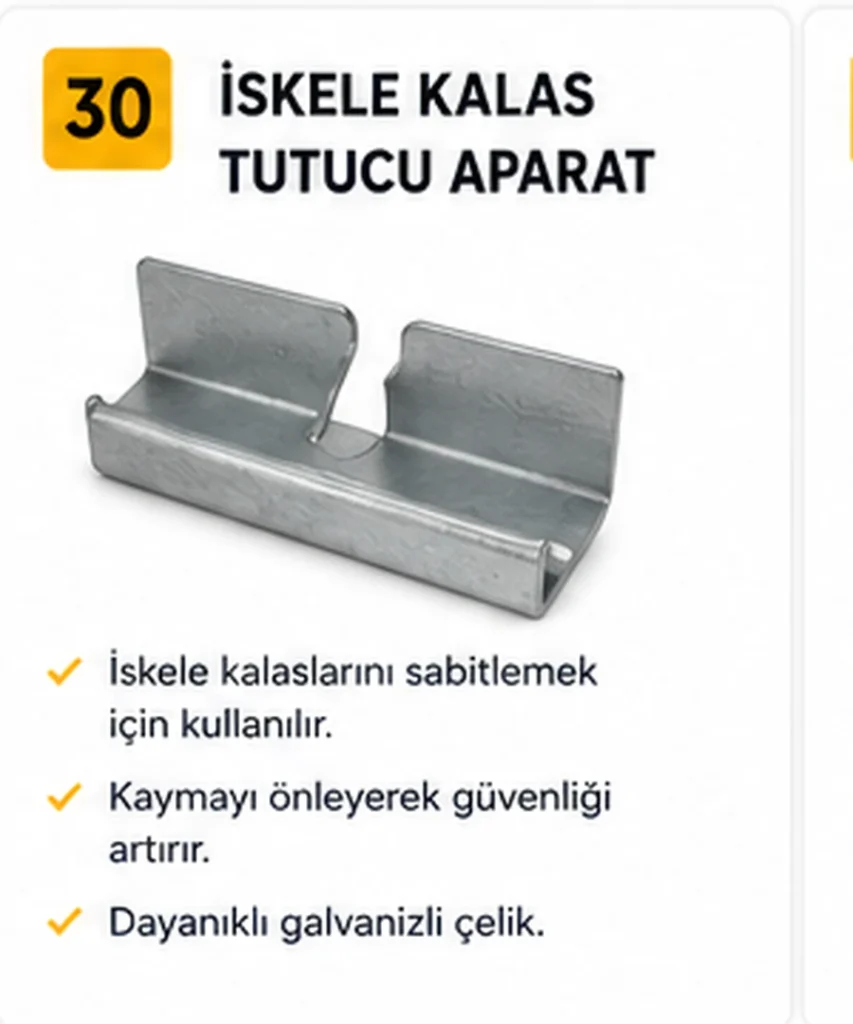 İskele Kalas Tutucu Aparat - Sembol İskele