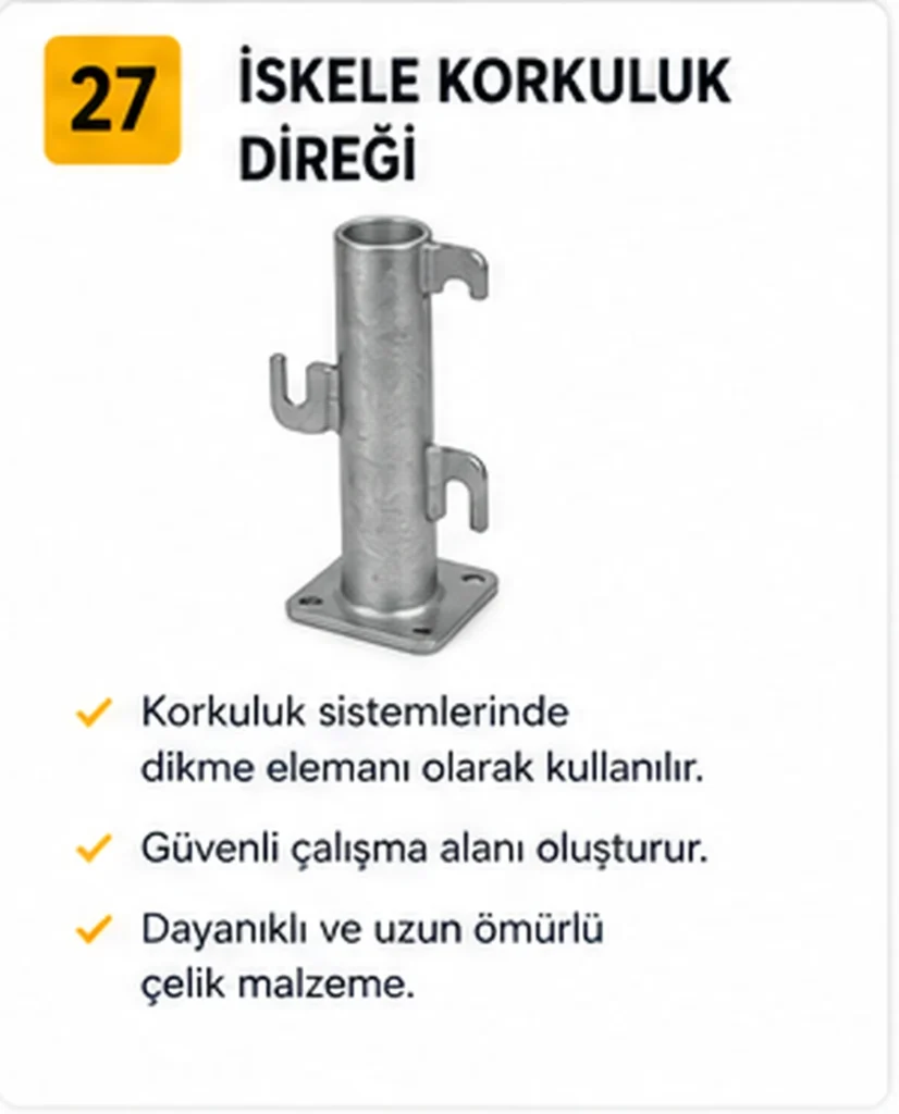 İskele Korkuluk Direği - Sembol İskele