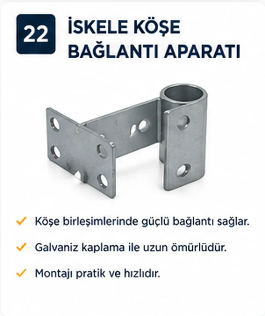 İskele Köşe Bağlantı Aparatı - Sembol İskele