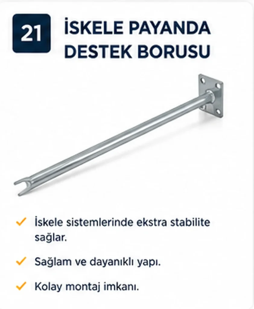 İskele Payanda Destek Borusu - Sembol İskele