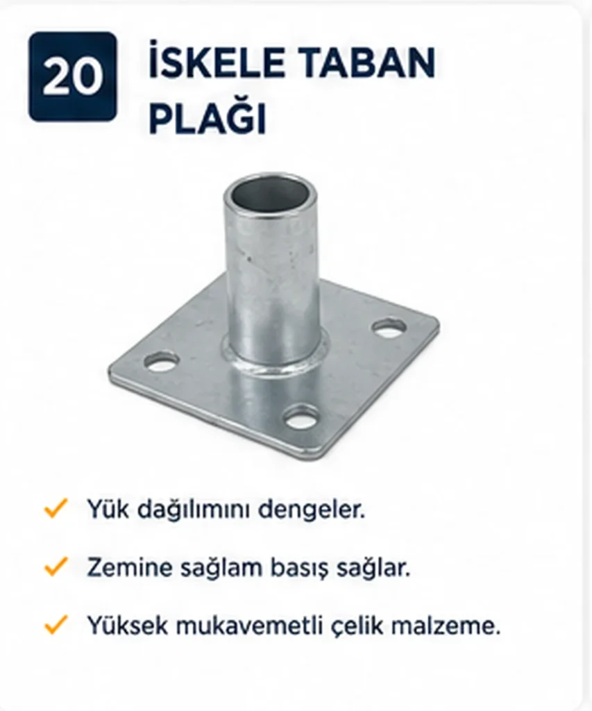 İskele Taban Plağı - Sembol İskele