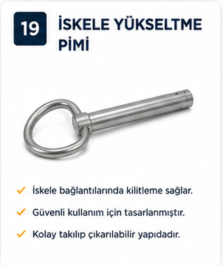 İskele Yükseltme Pimi